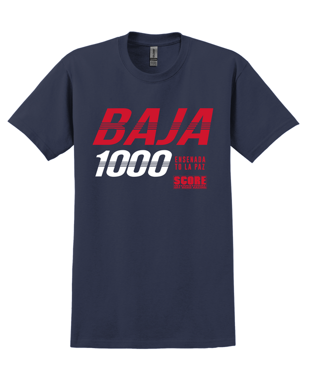 BAJA 1000 In Line Tee - Navy