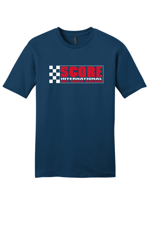 SCORE Logo Checks Tee – SCORE International Off Road Racing