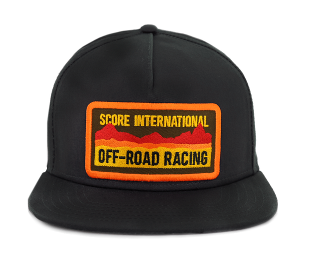 SCORE BAJA Mountains Patch Hat - BLACK