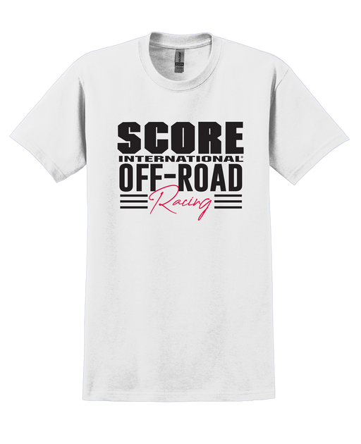 SCORE Racing Tee - White – SCORE International Off Road Racing
