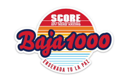 SCORE Baja 1000 Sunset Sticker