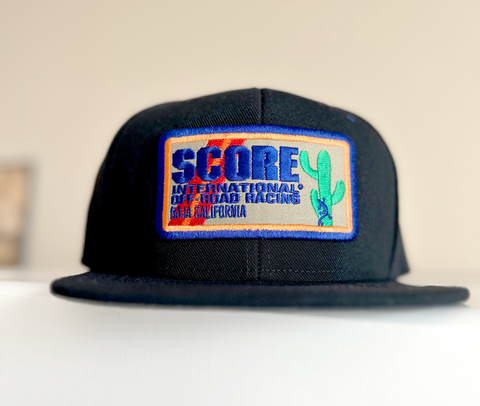 SCORE Baja California Patch Hat - BLACK