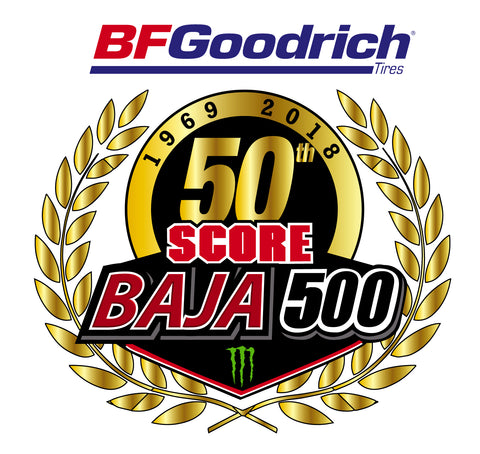 2018 SCORE 50th Anniversary BAJA 500 Decal