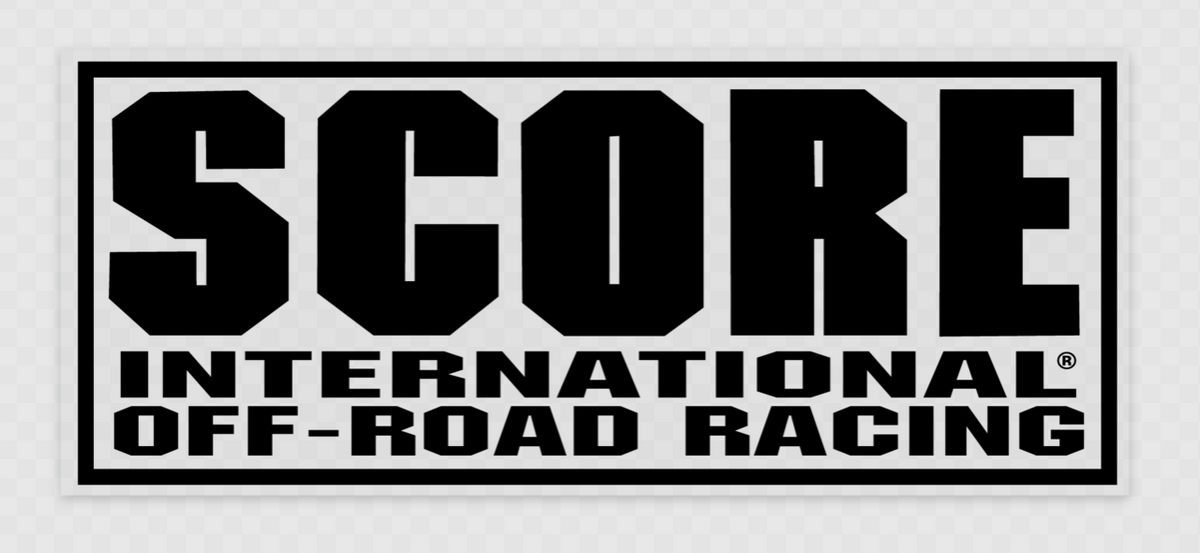 SCORE Logo Black Sticker with Clear background – SCORE International ...