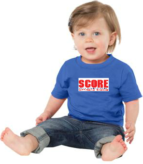 Infant 54oz-100% Cotton Tee with SCORE logo